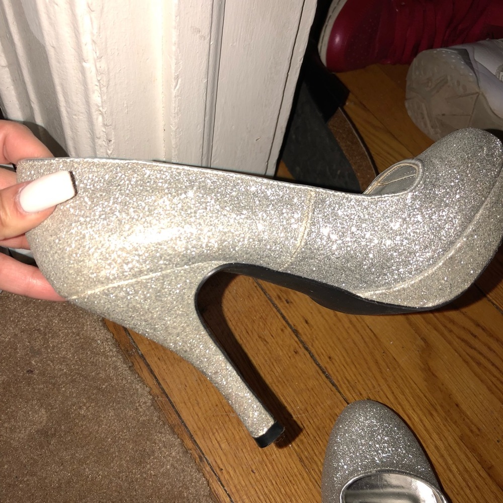 Silver heels